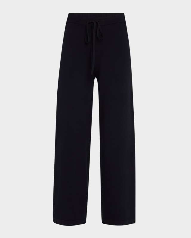 Judy Cropped Straight-Leg Knit Pants